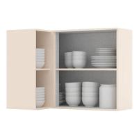 Armário Aéreo Canto Reto 1 Porta Connect Off White – Henn - 2