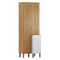 Armário Paneleiro Duplo Art 6009 Freijó ártico Riscatto - Kits Paraná - 1