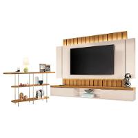 Home Suspenso Illusion 2.2 Cinamomo Off White E Aparador Infinity Cinamomo- Hb Móveis - 1