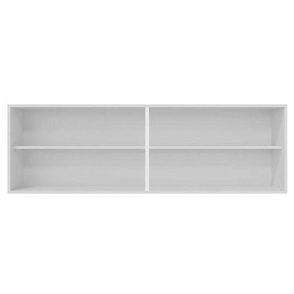 Balcão De Pia Tatiane 145 Cm E Armário Aéreo Andréia 4 Portas 160 Cm Branco Brilho - Ajl - 6