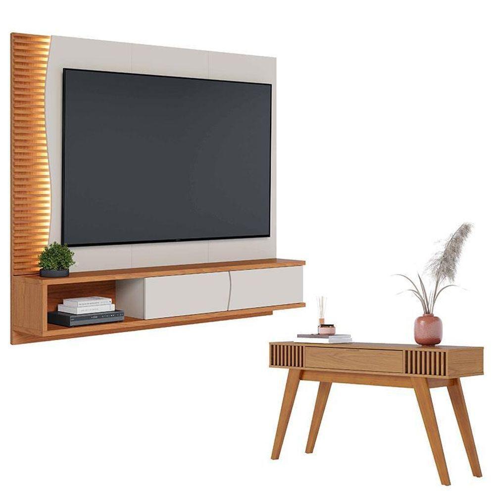 Home Suspenso Egeu Off White Freijó Com Aparador Riviera Freijó – Colibri - 1