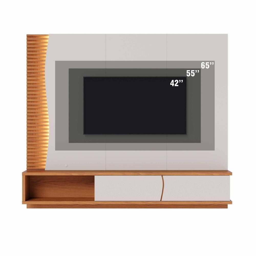 Home Suspenso Egeu Off White Freijó Com Aparador Riviera Freijó – Colibri - 4