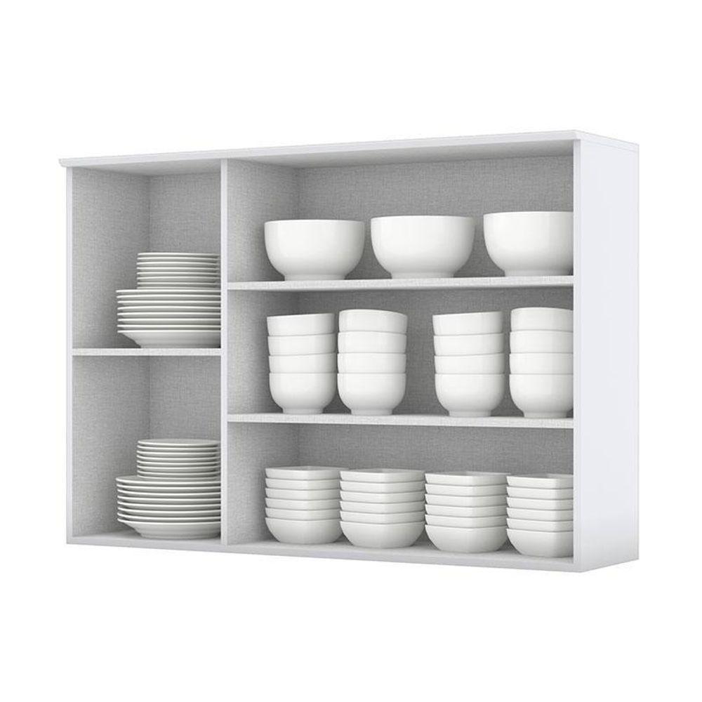 Armário Aéreo 3 Portas 120 Cm Americana Branco Hp – Henn - 2