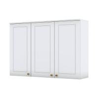 Armário Aéreo 3 Portas 120 Cm Americana Branco Hp – Henn - 1