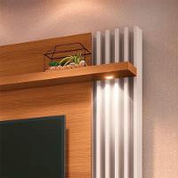 Painel Para Tv Home Suspenso Ambiente Cosmo Cinamomo Off White – Hb Móveis - 3