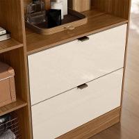 Armário Multiuso 2 Portas Joy Amêndola Off White Com Espelho – Demóbile - 5