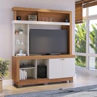 Estante Home Theater Ambiente Valença Freijó Off White – Colibri - 1