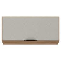 Armário Aéreo Para Cozinha Firenze 1 Porta Amêndola Touch Nude Prime Tx - Demóbile - 1