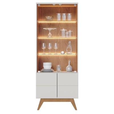 Cristaleira Noronha Off White Matte Freijó– Colibri