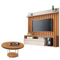 Home Suspenso Self Com Mesa De Centro Sky Cinamomo Off White - Hb Móveis - 1