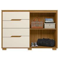 Guarda Roupa Casal Alasca E Cômoda Texas Freijó Off White - Moval - 5