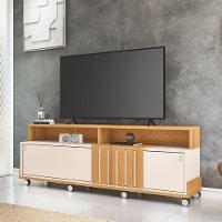 Rack Bancada Para Sala Graci 1.8 Cinamomo Off White – Hb Móveis - 6