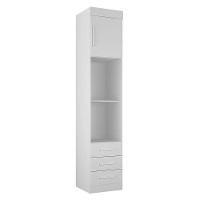 Modulo Orion Criado Branco – Leifer Móveis - 1