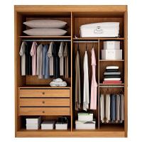 Guarda Roupa 2 Portas Com Espelho São Paulo Gold Cinamomo – Leifer Móveis - 2