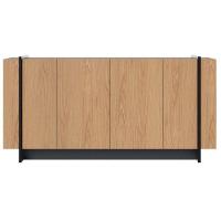 Aparador Para Sala Buffet Copacabana Freijó Preto Acetinado– Colibri - 1