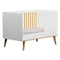 Berço Americano Ligia Com Guarda Roupa 3 Portas Duda Branco Acetinado Bétula – Carolina Móveis - 3