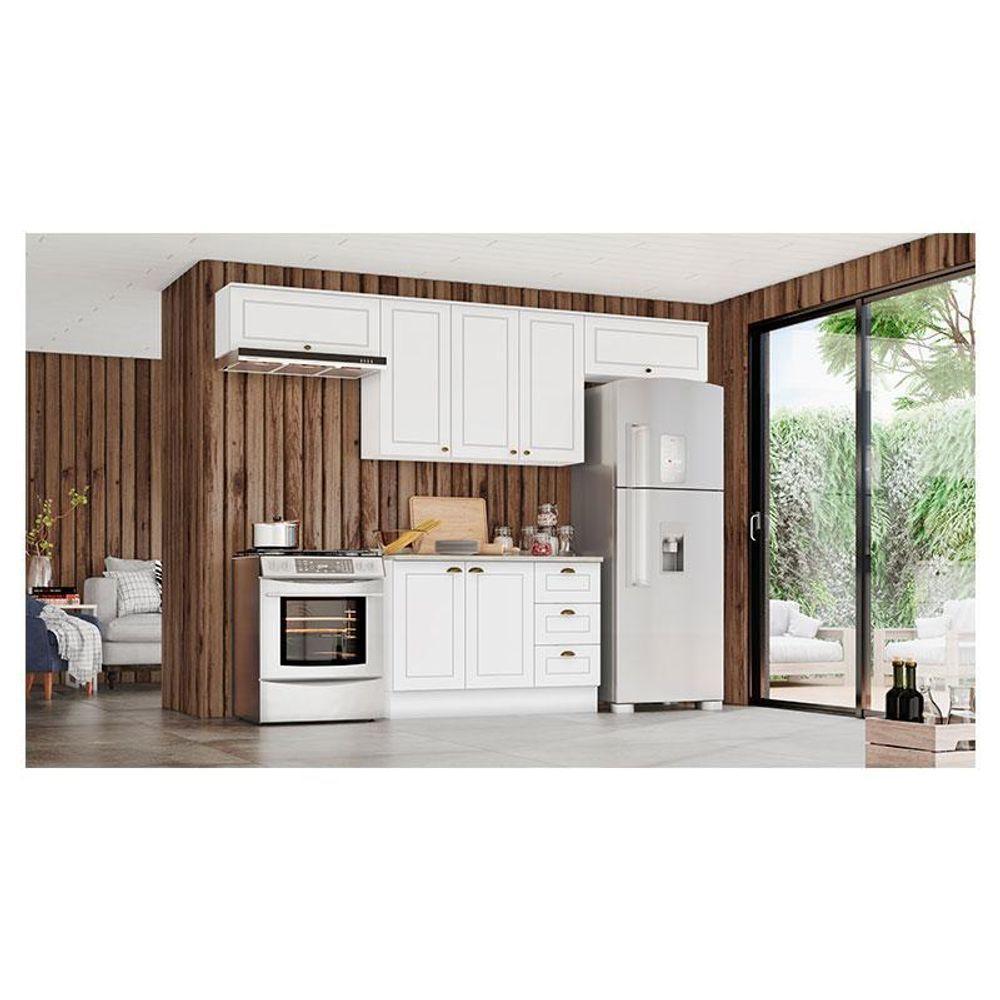 Cozinha Modulada Nova York 5 Peças Branco Hp – Henn - 3