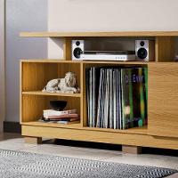 Estante Home Theater Ambiente Artheo Cinamomo Off White - Hb Móveis - 3