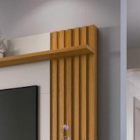 Estante Home Theater Ambiente Artheo Cinamomo Off White - Hb Móveis