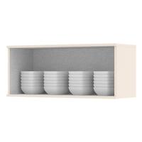 Armário Aéreo 1 Porta Basculante 80 Cm évelin Off White – Henn - 2