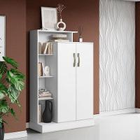 Armário Multiuso Florença 2000199 Branco Brilho - Aramóveis - 4