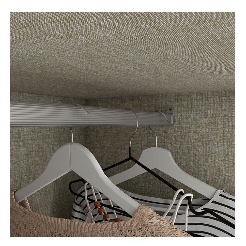 Guarda Roupa Casal Americano 6 Portas Cinza – Henn - 4