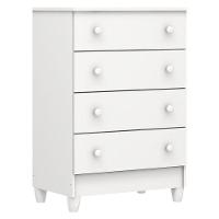 Berço Americano Lara Com Cômoda Gaveteiro Mel Flat Branco Brilho – Carolina - 5