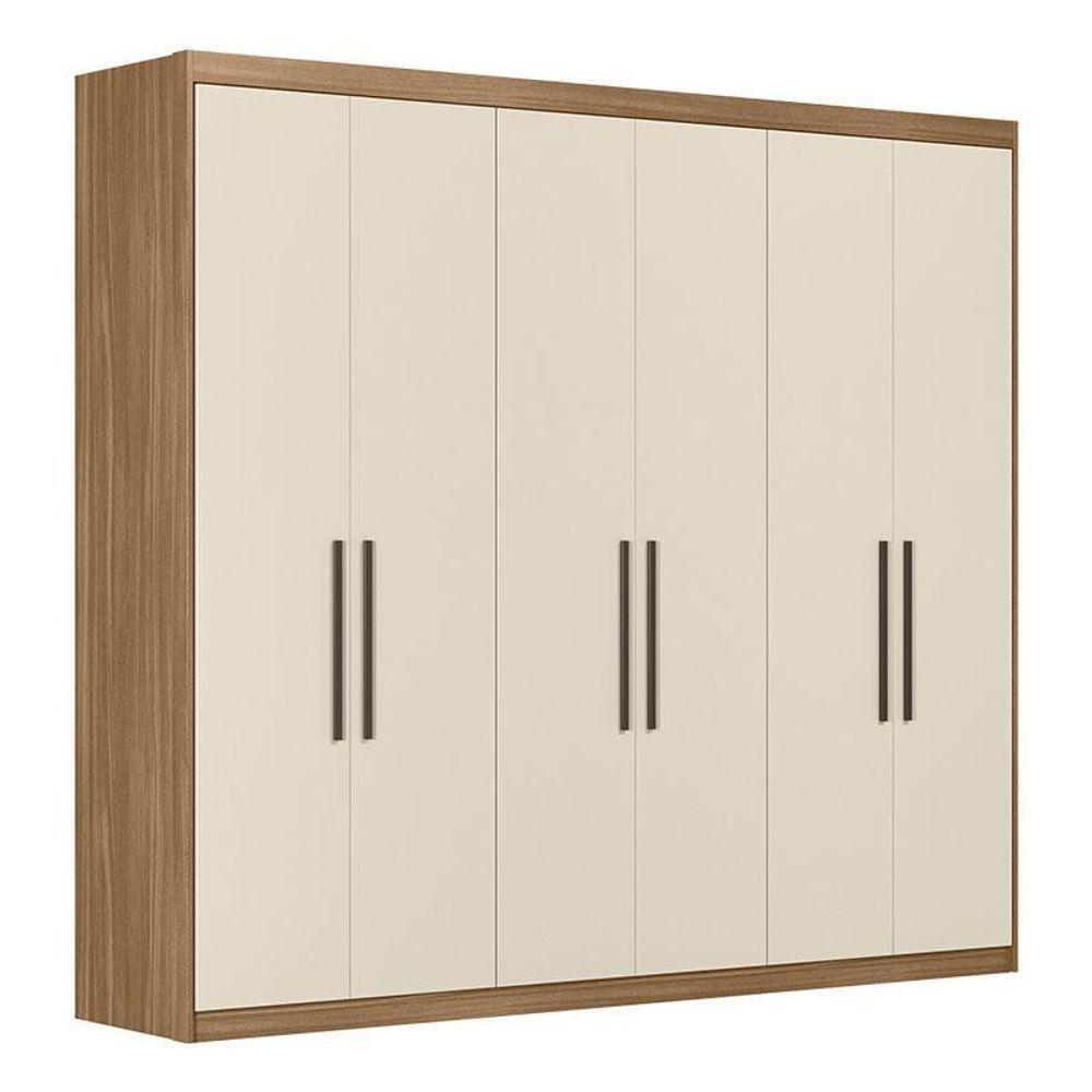 Cômoda Flora E Guarda Roupa Casal Venice 62080 Amendola Touch Off White - Demóbile - 4