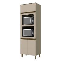 Armário Paneleiro Torre Quente 2 Fornos évelin Duna Cristal – Henn - 1