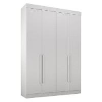 Quarto De Casal Modulado 12 Portas Orion Branco – Leifer Móveis - 5