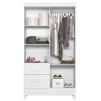 Guarda Roupa Infantil Ambiente Madri 4 Portas Branco Flex Com Espelho - Moval - 6