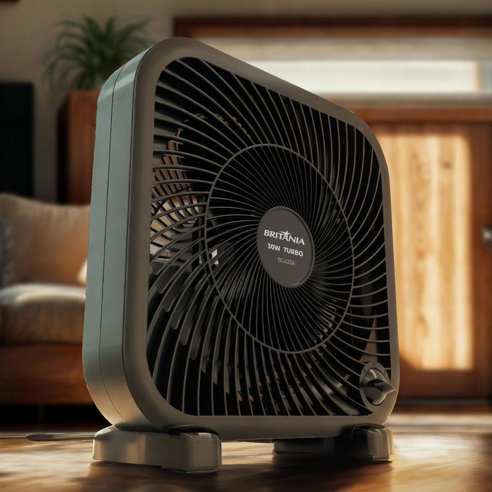 Ventilador Circulador Britânia 30W 3 Velocidades BCA25A 220V - 9