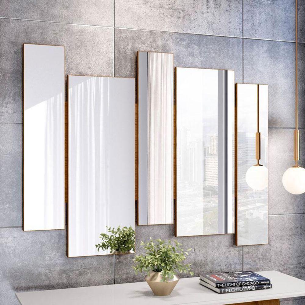 Cristaleira Vicenza Com Aparador Buffet Berlim E Espelho Isadora Ype Off White – New Ceval - 10