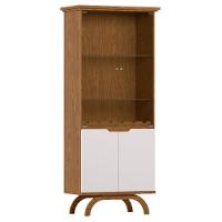 Cristaleira Vicenza Com Aparador Buffet Berlim E Espelho Isadora Ype Off White – New Ceval - 2