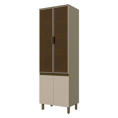 Cristaleira évelin 4 Portas Duna Cristal – Henn