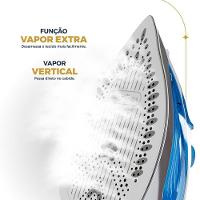 Ferro De Passar A Vapor Britânia 320ml Base Em Cerâmica BFV70 110V - 2