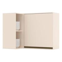 Armário Aéreo Canto Reto 1 Porta évelin Off White – Henn - 1