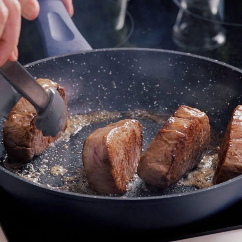 Jogo De Panelas Em Alumínio Com Revestimento Cerâmico Indução Everyday Com 4 Peças Oxford Azul - 4