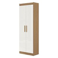 Guarda Roupa Casal Nápole 2045149 E Armário Multiuso 2000191 E Cômoda Milão Atacama Off White - Aramóveis - 5