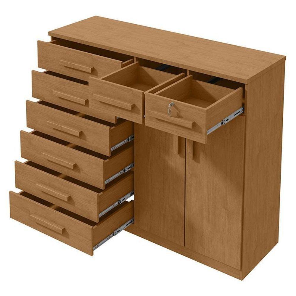 Cômoda Sapateira Toronto Amêndoa Clean - Lopas - 4