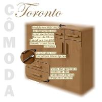 Cômoda Sapateira Toronto Amêndoa Clean - Lopas - 5