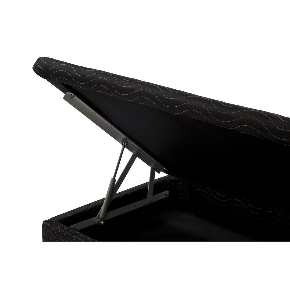 Base Baú Physical Preto Solteiro (88X188X25) - Ortobom - 3