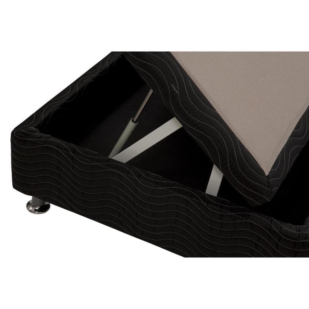 Base Baú Physical Preto Solteiro (88X188X25) - Ortobom - 4