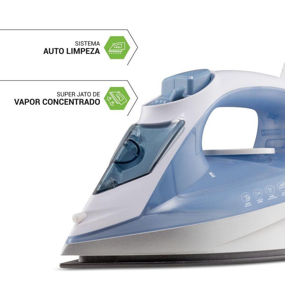 Ferro A Vapor Philco 245ml PFV40 Base Antiaderente 110V - 3