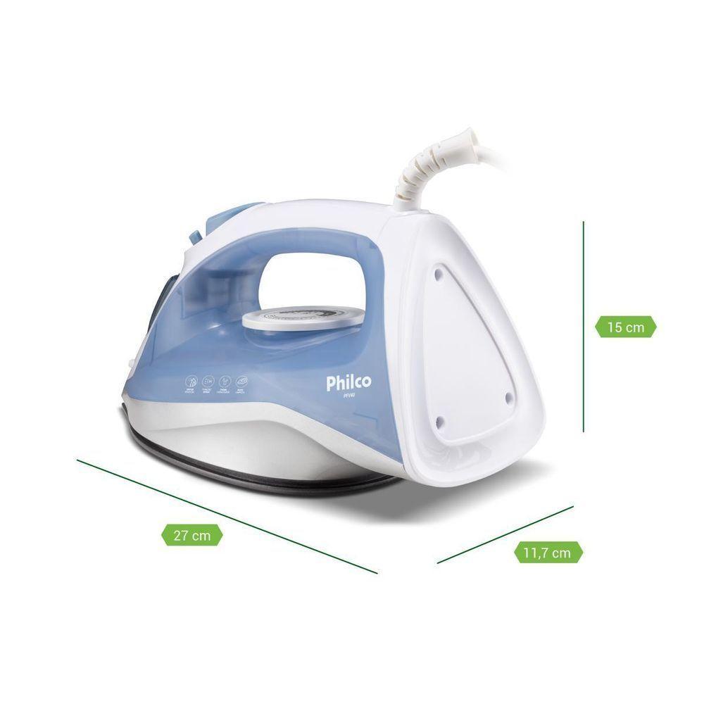Ferro A Vapor Philco 245ml PFV40 Base Antiaderente 110V - 7