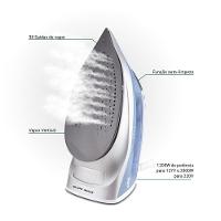 Ferro A Vapor Philco 245ml PFV40 Base Antiaderente 110V - 6