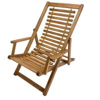 Espreguiçadeira De Madeira E Fios De Aço Maju Madeiral - 1