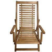 Espreguiçadeira De Madeira E Fios De Aço Maju Madeiral - 6