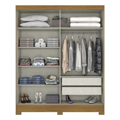 Guarda Roupa Casal Istambul Nature Off White – Briz Móveis