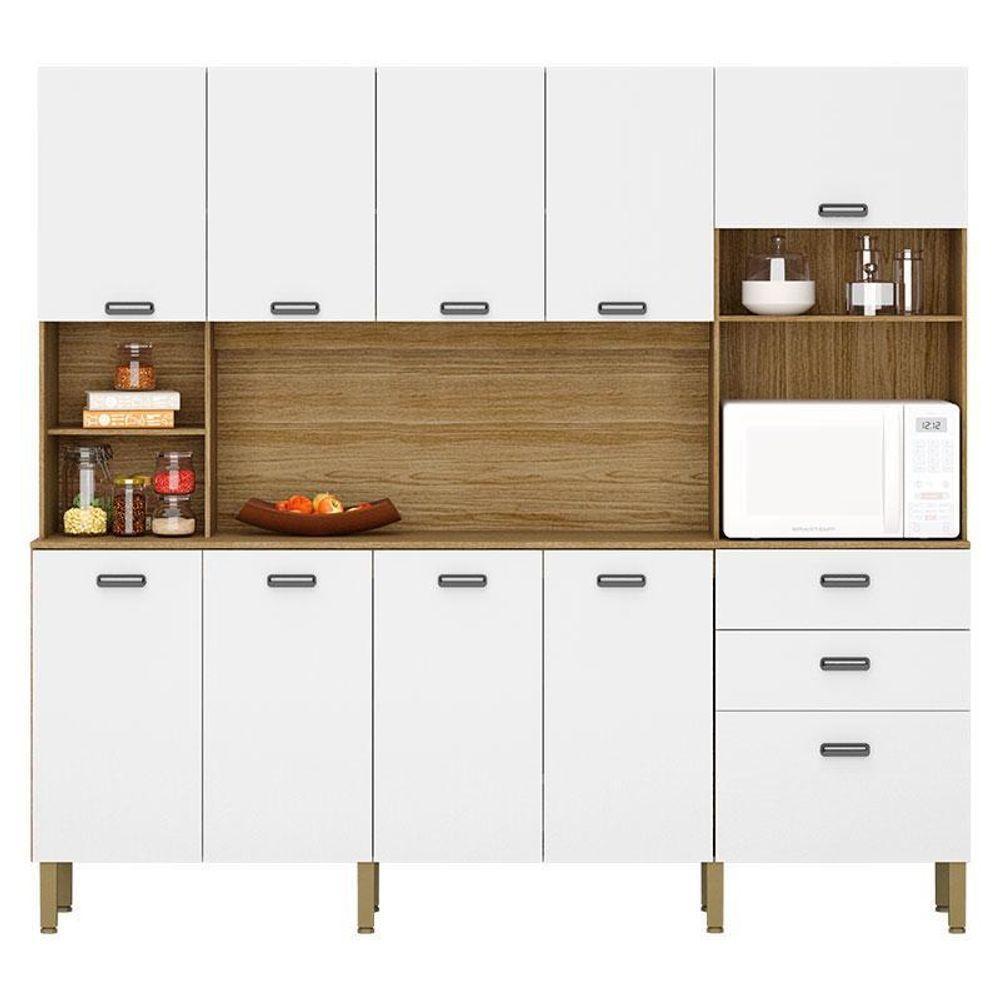 Cozinha Ambiente Intense 10 Portas E 2 Gavetas Freijó Supremo - Kits Paraná - 2